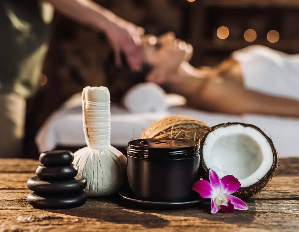 Coconut Oil / Hot Stone Massage Coconut Oil / Hot Stone Massage